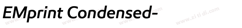 EMprint Condensed字体转换 EMprint Condensed字体转换